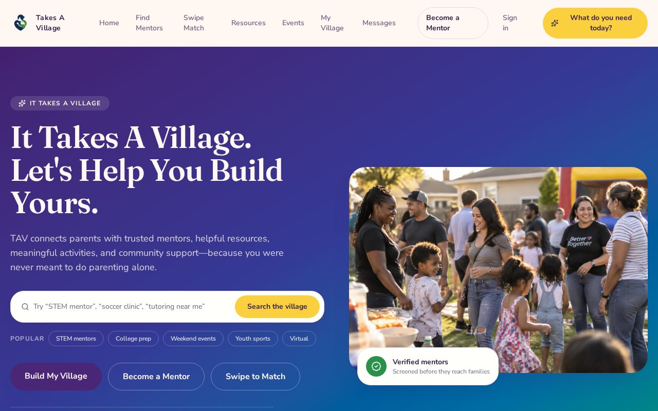 TAV – Takes A Village screenshot 1